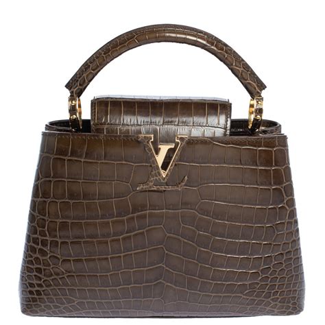 louis vuitton crocodile bag.